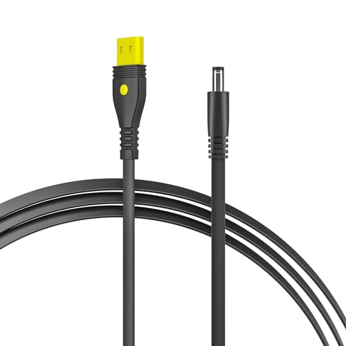 EASYLONGER DC 24V Cable de alimentación para ResMed AirMini Airsense 11 Cable de carga 2.0ft DC5521 Cable de alimentación para Máquina Res-Med AirMini Enchufe macho