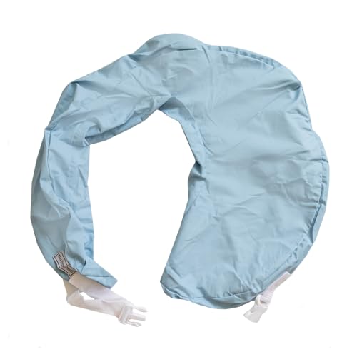 Image of My Brest Friend Original Nursing Pillow Cover - Slipcovers For Baby - Vinyl, Adjustable Fit, Easy Care, Durable - Original Nursing Pillow Not Included, Blue