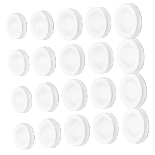 DOITOOL 50Pcs Silicone Piggy Bank Stoppers Round Money Saving Box Plug for Coin Jars Assorted for Secure Sealing and Easy Access for Storage Containers