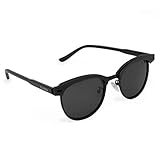 Máxima comodidad: Gafas de sol polarizadas fabricadas con materiales muy ligeros, hacen de las gafas St Polk unas gafas extremadamente confortables. Gracias a sus patillas de acetato conformado ofrecen un ajuste cómodo, ademas de Almohadillas de silicona antideslizante y ajustables.