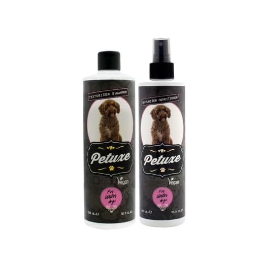 Petuxe Pack para Mascotas Champú + Acondicionador para Perros de Agua - Vegano. Lava en Profundidad