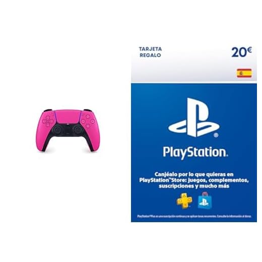 Playstation DualSense Nova Pink + 20 Store Tarjeta Regalo | PSN Cuenta española