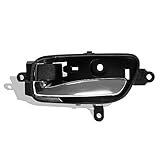 POLEMOTOR Inner Interior Door Handle Driver Left Side Black 80671-3TA0D LH Compatible for Nissan...