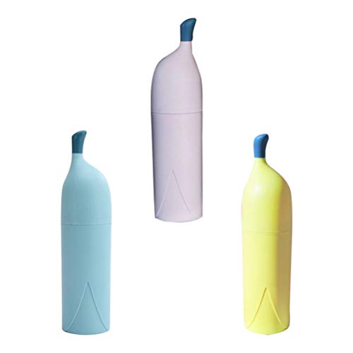 Hemoton 3 Unidades Porta-Estojos de Escova de Dentes de Viagem Organizador de Porta-Copos de Lavagem