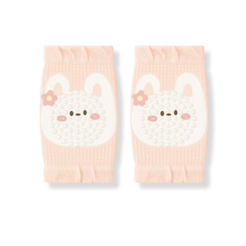 [trekko] 赤ちゃん レッグウォーマー 春～秋用 夏でも快適 膝サポーター ハイハイ 膝当て 0~3歳 1組 (1, ウサギ)（Amazon）