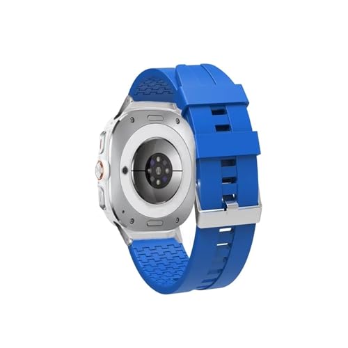 Sports Silicone Watch Strap Fit for Samsung Galaxy Watch Ultra 47mm Breathable Casual Fashion Watchband(Royal blue)