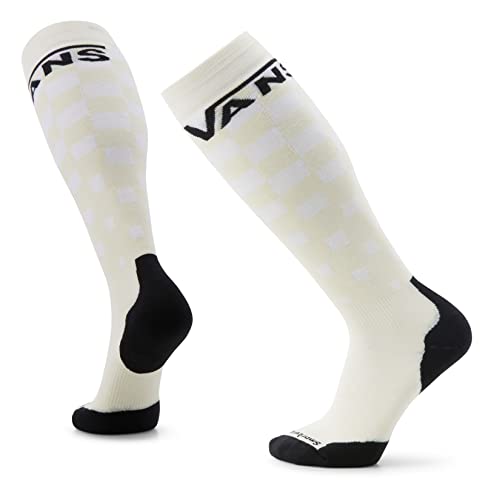 Smartwool Snowboard Vans Checker Targeted Cushion Otc Socks - Men's Natural Large #TOP25