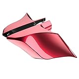 Advanblack US Stock Velocity Red Sunglo Stretched Side Covers Extended Panels Fit for 2014+ Harley Touring Street Glide Road Glide Electra Glide Ultra Classic