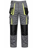 Juicy Trendz Men's Heavy Duty Tactical Cargo Pants | Cordura Reinforced Knee Construction Work Trousers with Multi Pockets