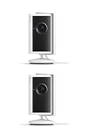 New Ring Indoor Camera Plus White | Plug-In Security Camera featuring Retinal 2K with up to 4x Enhanced Zoom, Low-Light Sight, DIY Install | 30-day free trial of Ring Protect Plan | 2 cameras