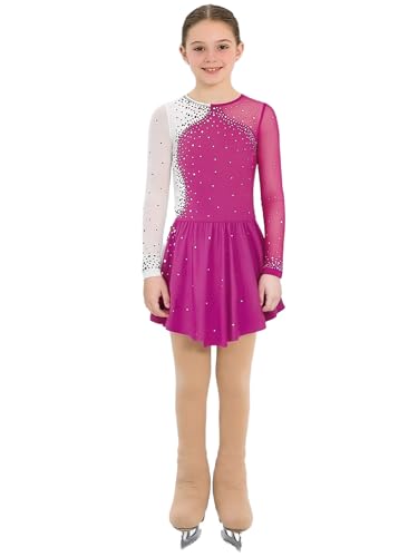 Tenue spectacle danse fille avec robe patinage artistique et gymnastique