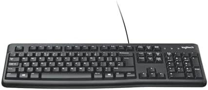 Logitech K120 Teclado con Cable Business para Windows, Tamaño Nor...