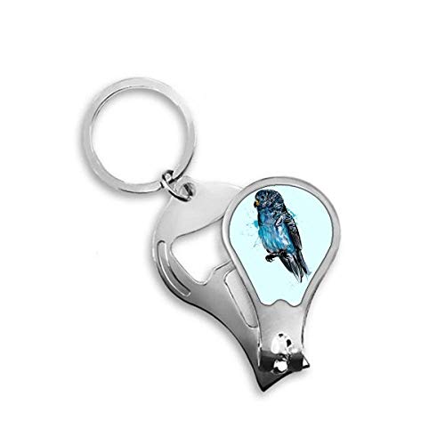Coupe-ongles oiseau bleu avec lames affûtées en acier robuste