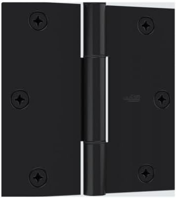 National Hardware 5037144 3.5 in. Matte Squeak Guard Door Hinge Pack of 3