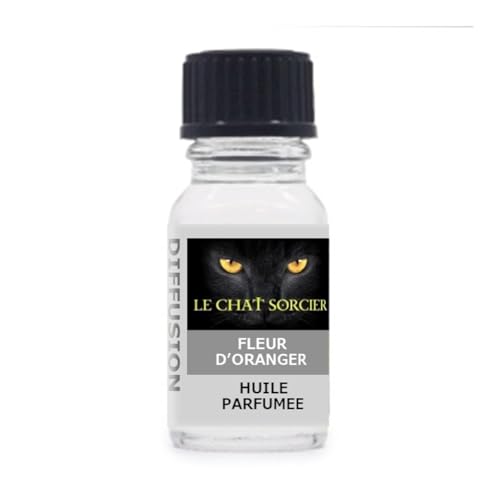 Le Chat Sorcier - Parfum d'Ambiance - Huile Parfumée - Fleur d'Oranger (10ml)
