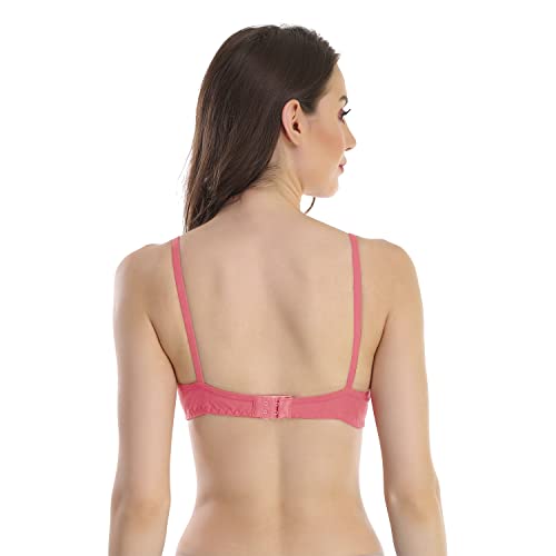 Image of Cotton Blend Seamless Bra for Womens
