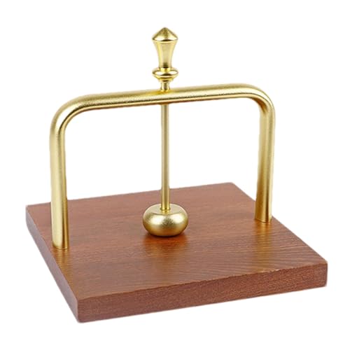 Porte-serviettes lesté - Distributeur de papier de bureau | Distributeur de serviettes avec base en bois avec bras en métal lourd, distributeur de serviettes pour bar à cocktail