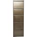 Produktbild Kare Design Schuhschrank Caruso, Bronze, Metall, mit 5 Klappen, Schuhablage für 10 Paar Schuhe, schmal, platzsparend, hoch, Schuhregal, Eingangsbereich, 170x50x14 cm (H-B-T)