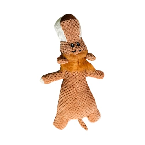 Squeaky Dog Chew Toy, Plush Bite Chew Toy for Dogs - Indoor Training and Play Toy for Small, Large Dogs, Puppies, Interactive Pe