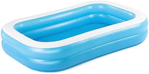 Bestway 54006 Family Rectangular Inflatable Pool, 262 x 175 x 51 cm, Blue/White