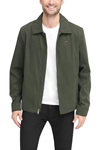 Image of Tommy Hilfiger Men's Lightweight Zip-up Microtwill Golf Jacket (Standard and Big & Tall Sizes)