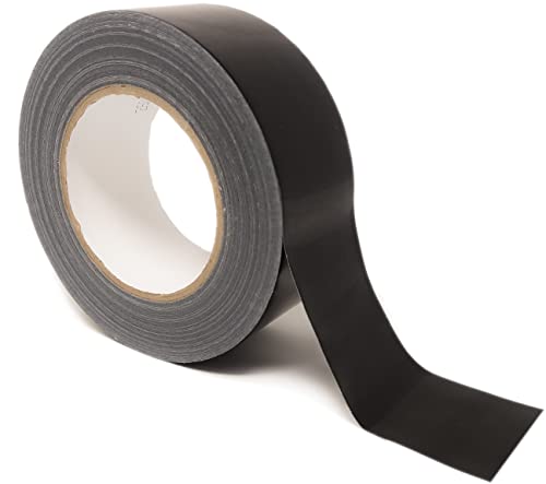 ArmaKit Heavy Duty Duct Tape | 48mm wide x 50M length | Industrial Tape Grade - Strong Gaffer Tape indoor and outdoor use, thick gaffa tape patch and seal tape (Black)