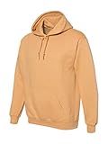 Gildan Men's Heavy Blend Fleece Hooded Sweatshirt G18500 (Medium, Old Gold)