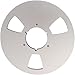 10 Inch 14 Empty Tape Reel, Easy to Use Heavy Duty Empty Disc Opening Machine Parts Aluminum Alloy Universal Recording Tape Reel for (Silver)