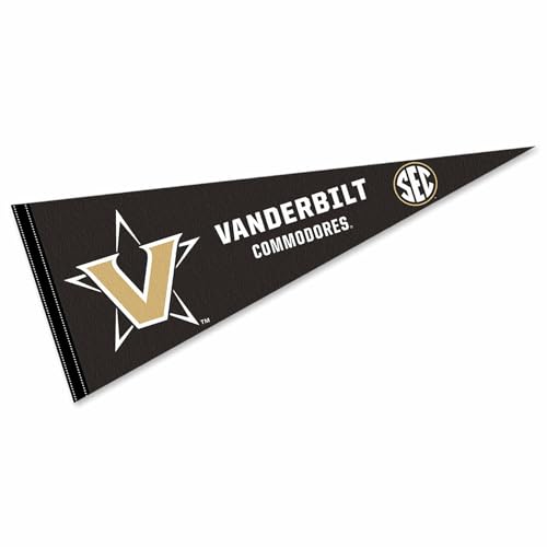 Vanderbilt Commodores SEC Pennant Flag