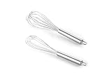 Fox Run Stainless Steel Whisks Bundle, Set of 2,10"