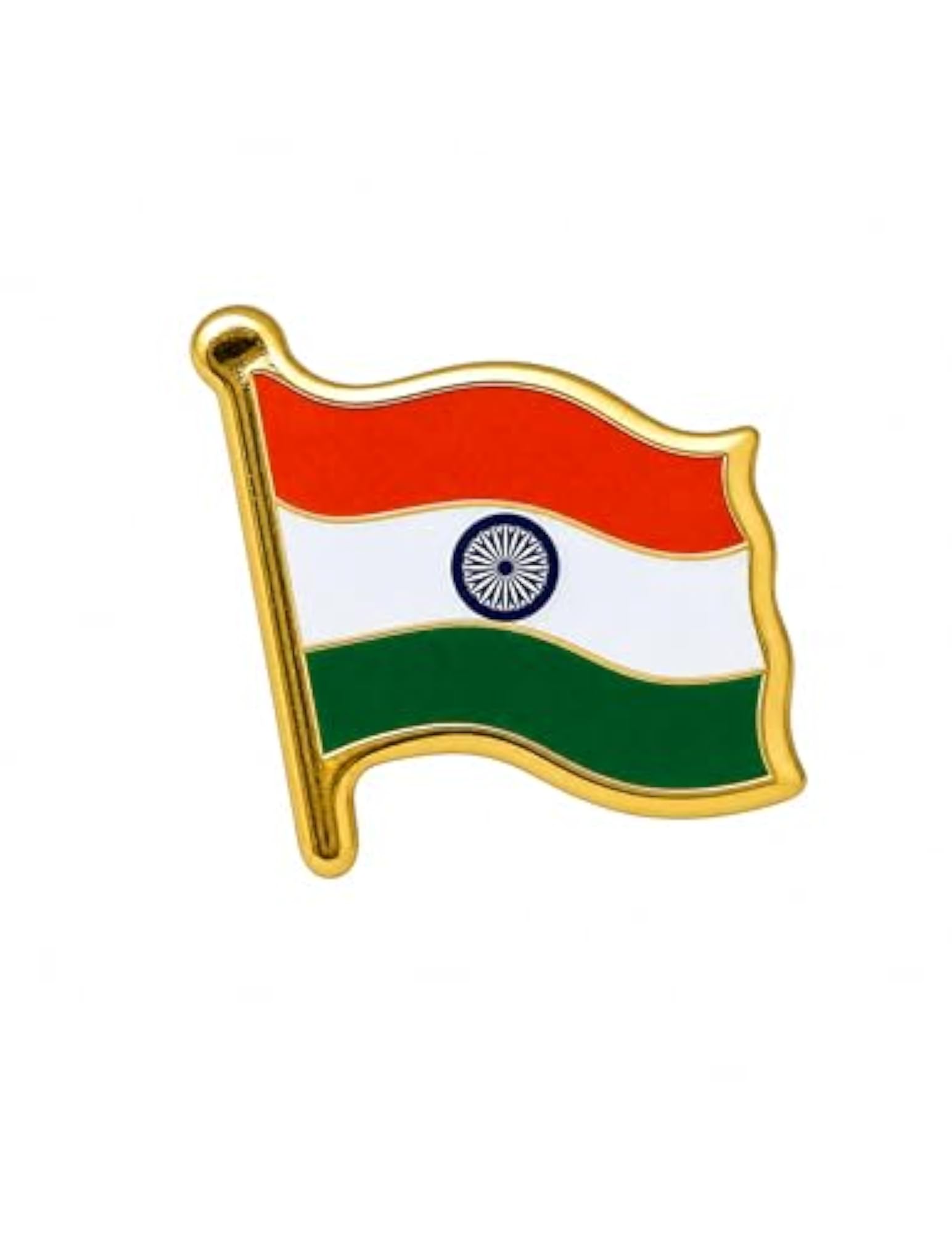 Indian National Flag Lapel Pin for Men and Women