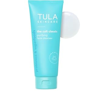 TULA Skin Care Cult Classic Purifying Face Cleanser – Gentle and Effective Face Wash, Makeup Remover, Nourishing and Hydrating