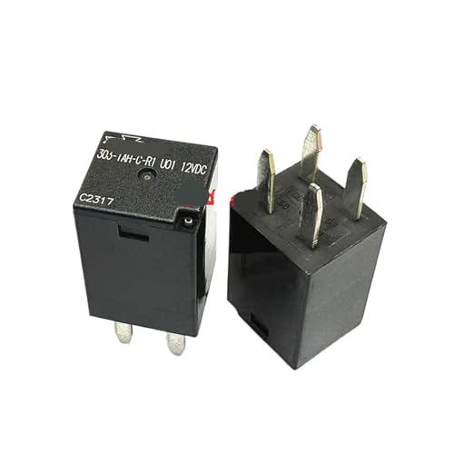 Relais automobile 12VDC 303-1AH-C-R1 U01 à 4 broches pour circuits de haute puissance