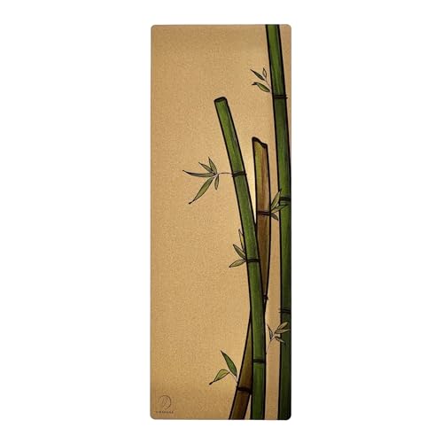 Eco-Friendly, Non-Toxic Cork Yoga Mat. Sweat Resistant, Non-Slip ...