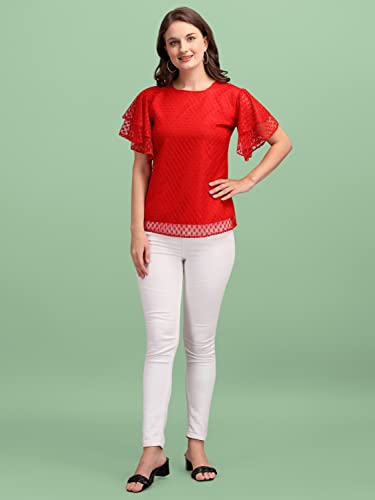 Image of Wedani Women's Solid Regular Fit Blouse