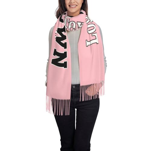 Winter Scarf for Women Men Custom Scarves Personalized Customize Logo Photo Text Name Pashmina Shawl Wrap