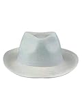 White Fedora 1920's Gangster Michael Jackson Pimp Hat Mens Halloween Costume