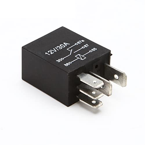 NOBIRTBSA 1 Uds pequeño relé de Coche V6 5 pies 30A 12V 24V 5P 4P Bomba de Aceite de Aire Acondicionado relé de camión(12V 4PIN)