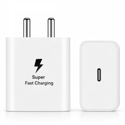 Image of 25W PD 3.0 Type C Superfast Charger Adapter for Samsung Galaxy M17|M07|M36|M06|A55|A35|F06|S25 fe|S22|S24|F36|F16|M35|S23|A06|iPhone|Tab S11| 25W by HESPA (SVXQ 3)