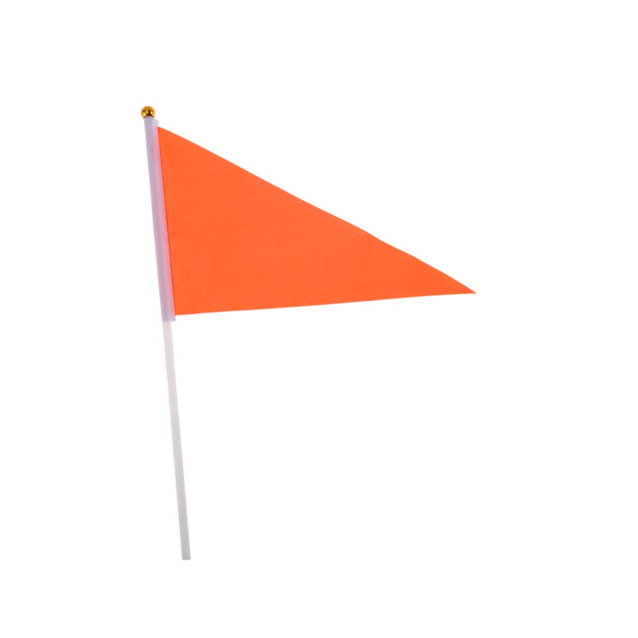 BESPORTBLE 50 Pièces Bannière Triangulaire Orange en Polyester et Plastique Portable