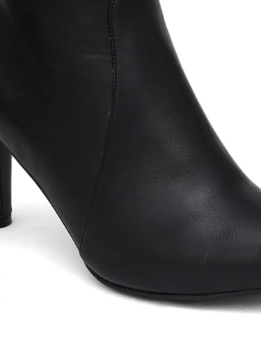 Image of SHERRIF Block Heels Calf Length Boots for Women