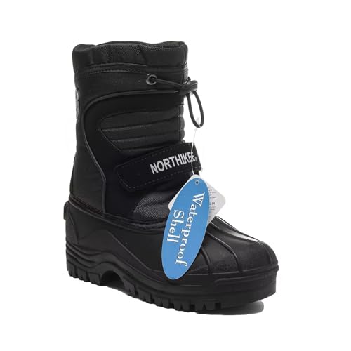 Kid's Outdoor Snow Boots Insulated Boys & Girls Waterproof Winter Snow Boots2