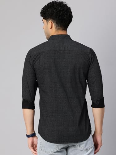 Image of Majestic Man Stylish Geomatric Print Casual Shirt - Pure Cotton| Full Sleeve | Trendy & Comfortable