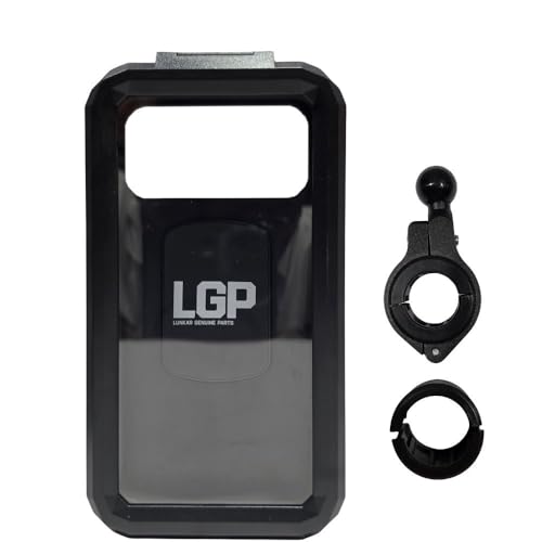 Image of LGP Waterproof Motorcycle Mobile Holder Handlebar Mount Phone Holder with Touch Screen Pouch for Bike Navigation