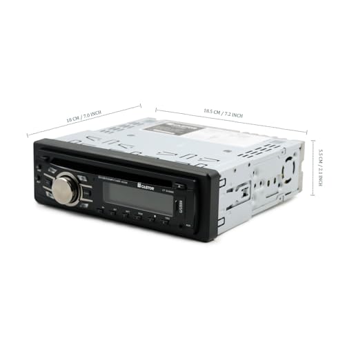 Image of IBELL CTDV990D Car DVD Player with USB, SD, AUX, FM, MP3 Support, 4x45W Output, Digital FM Tuner, Car Stereo Player with Remote Control, Black