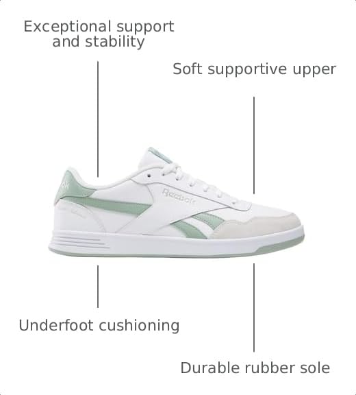 Image of Reebok Unisex-Adult Court Advance Sneaker