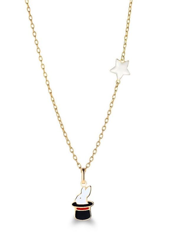 Collar de niño y estrella Le Bebè Circo el tierno vínculo maternal en oro amarillo PMG160
