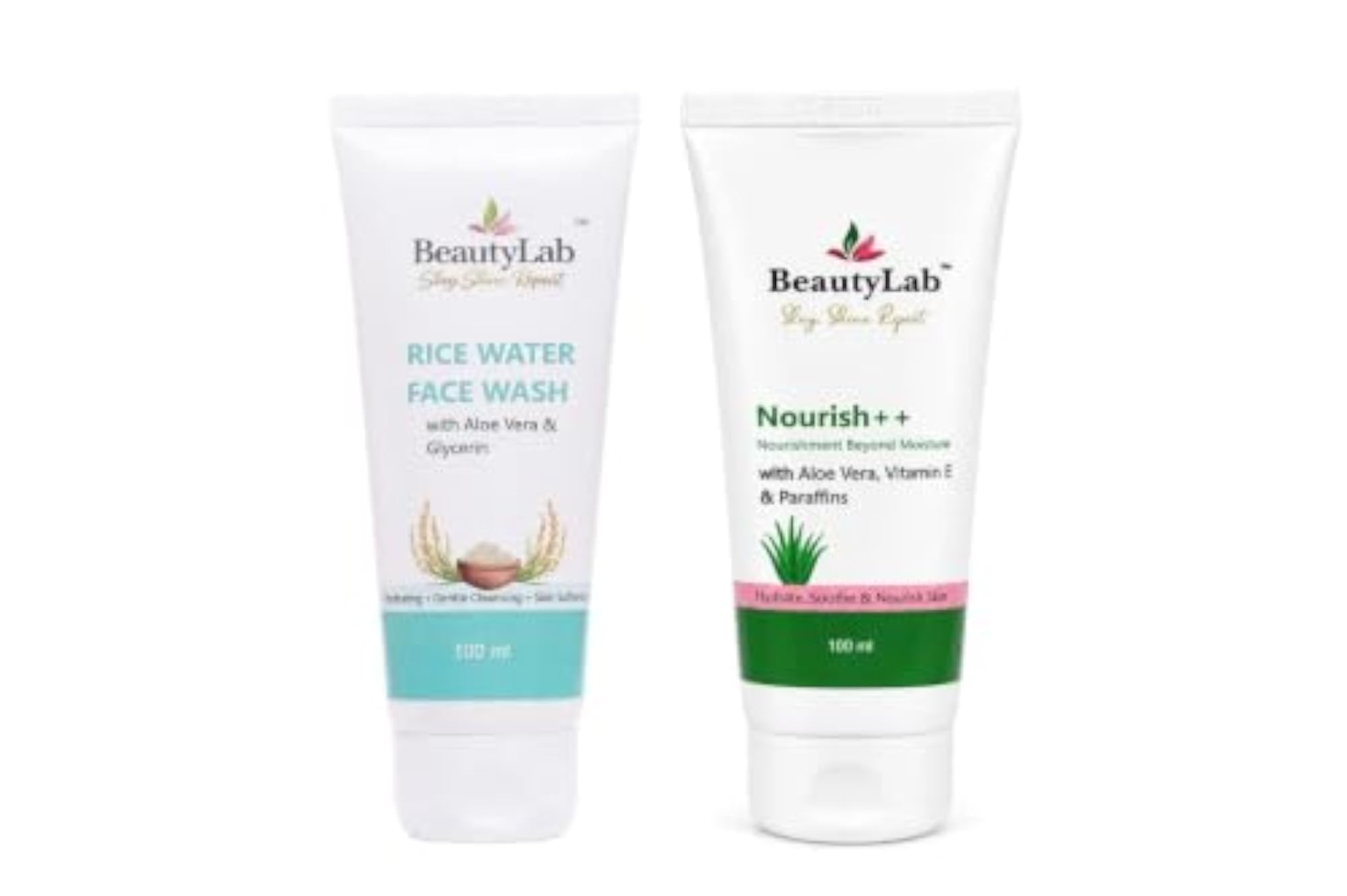 Rice Water Face Wash & Nourish++ Cream Combo 100ml