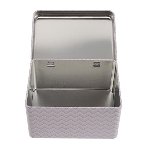 Alipis Boîte à Couture Métallique Rectangulaire 12,7 X 8,9 X 6,6 Cm avec Couvercle Rabattable, Organisateur Portable Multifonction pour Accessoires de...