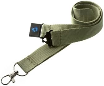 20mm Lanyard with Safety Break Away and Metal Clip - Free Shipping ! (Black)